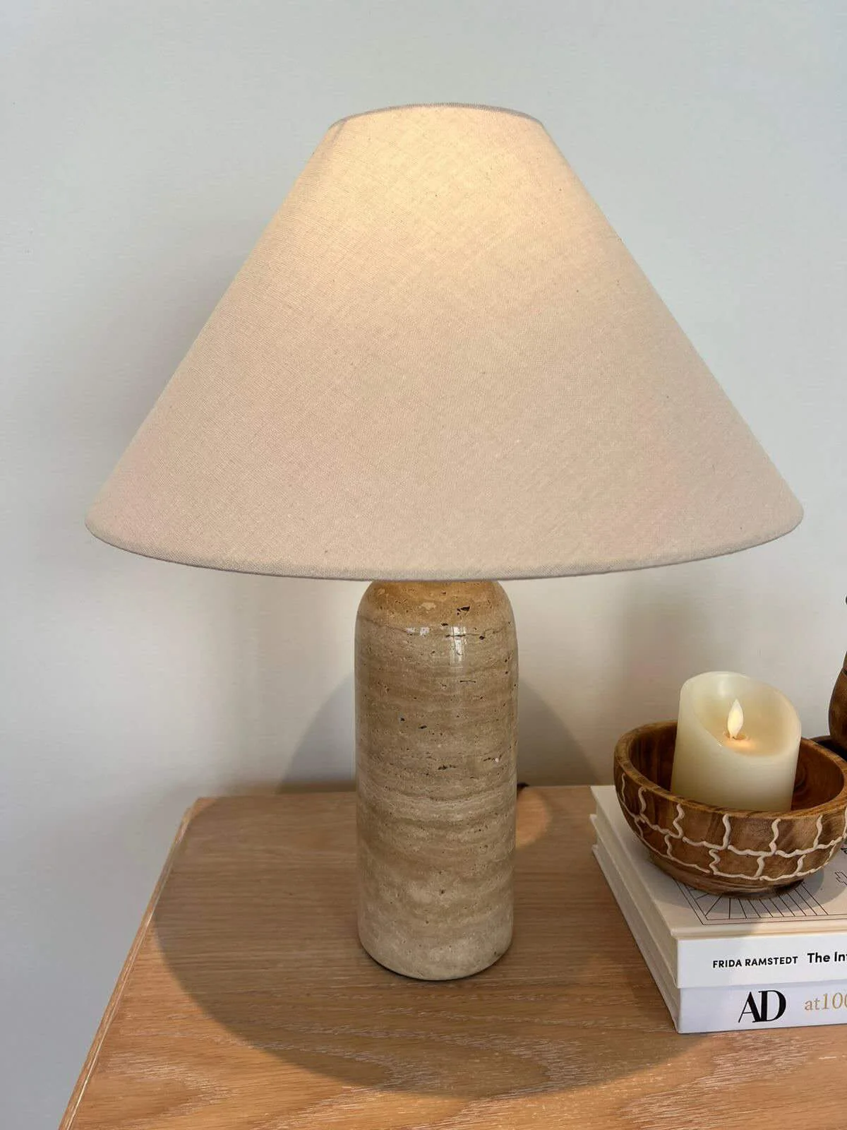 The Travertine Lamp